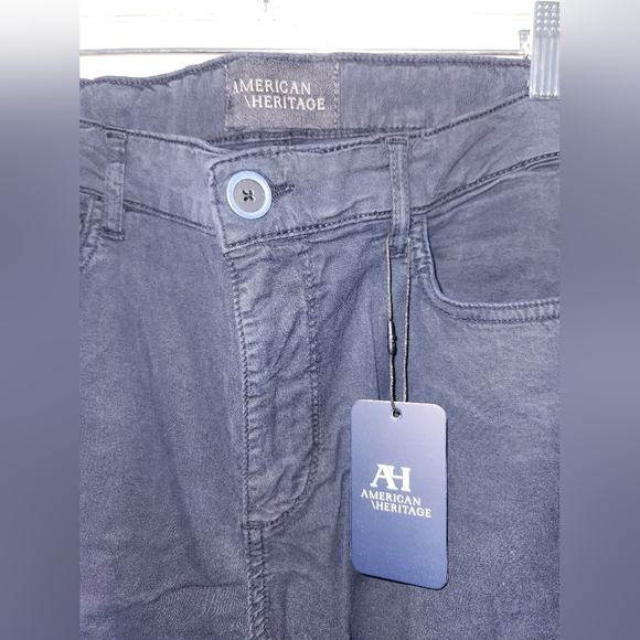 Nwt american heritage mens‎ navy blue leon slim fit pants size 36 x 32.5 - Picture 3 of 7